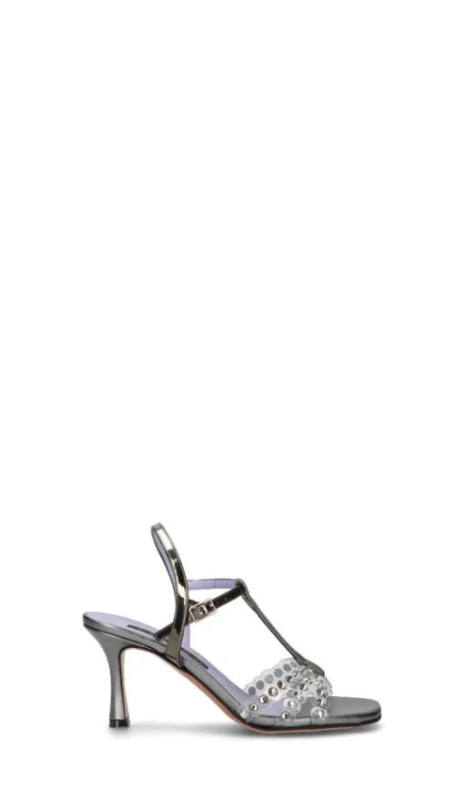 ALBANO Sandalo nero in pelle