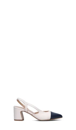 ALLESSENZA Slingback donna panna/blu