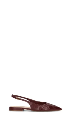 AREZZO Slingback donna bordeaux in pelle