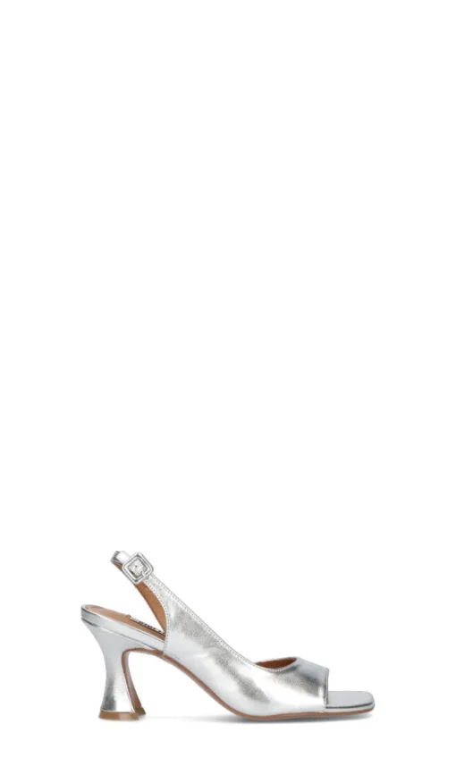 BIBI LOU Sandalo donna argento in pelle