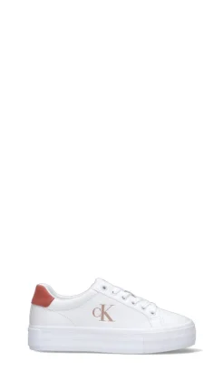 CALVIN KLEIN JEANS Sneaker donna bianca/toscana in pelle