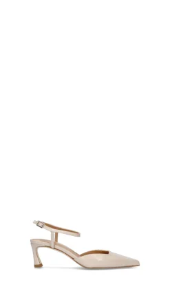CHANTAL 1962 Slingback donna latte in pelle