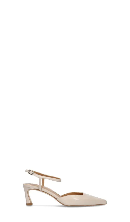 CHANTAL 1962 Slingback donna latte in pelle