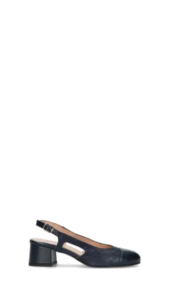 CINZIA VALLE Slingback donna blu in pelle