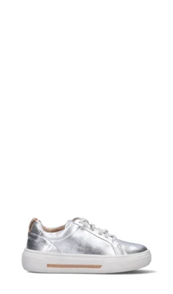 CLARKS CORE Sneaker donna argento in pelle