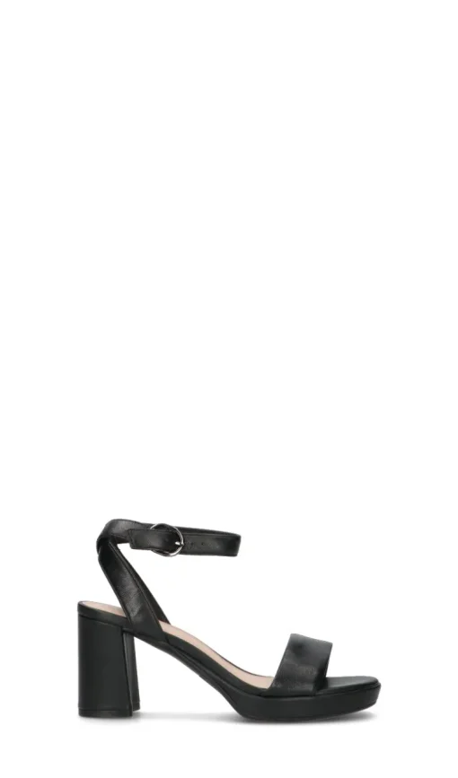 CLARKS ESSENTIALS Sandalo donna nero in pelle