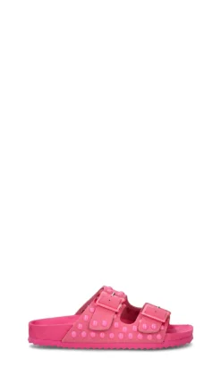 COLORS OF CALIFORNIA Ciabatta donna rosa in suede
