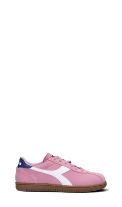 DIADORA Sneaker donna rosa/bianca in suede