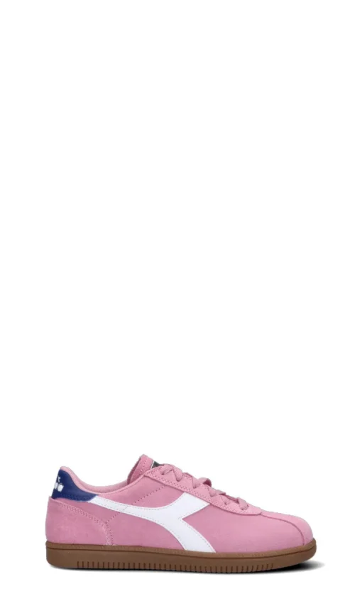DIADORA Sneaker donna rosa/bianca in suede