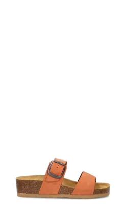 DOREA Ciabatta donna arancio in pelle