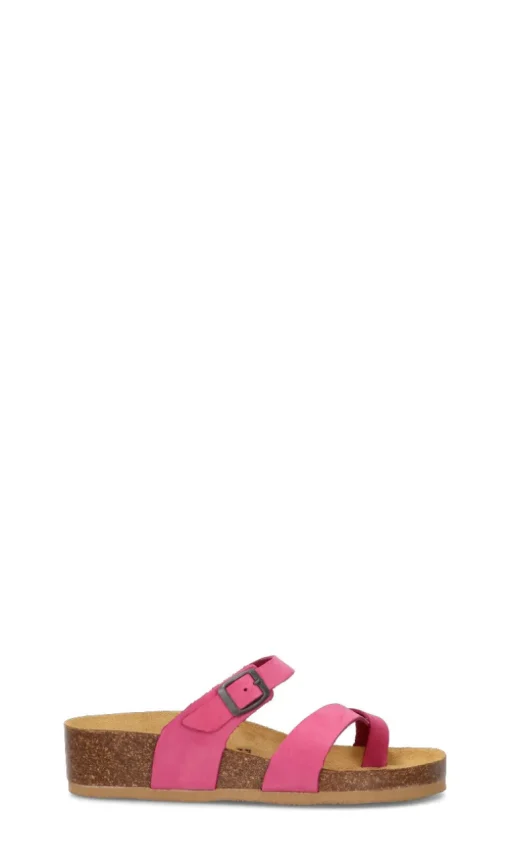 DOREA Ciabatta donna rosa in pelle
