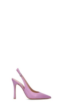 ENZO DI MARTINO Slingback donna lilla in pelle