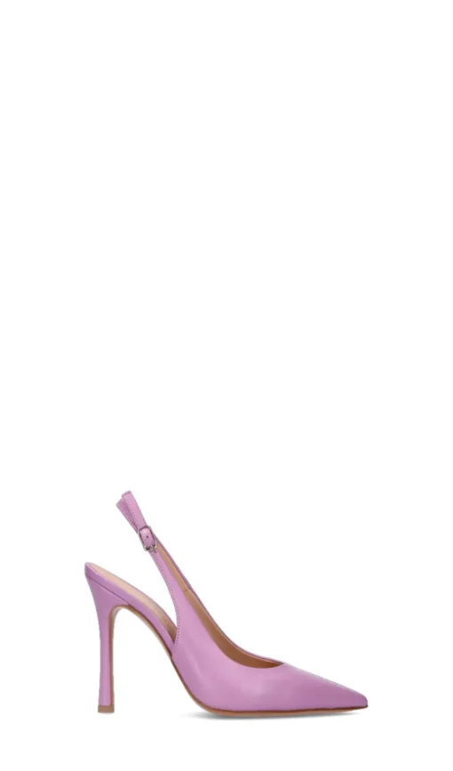 ENZO DI MARTINO Slingback donna lilla in pelle