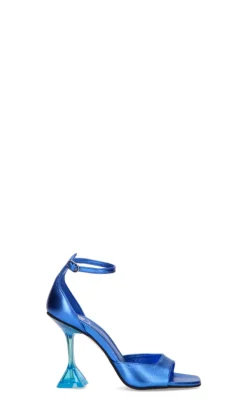 EXE Sandalo donna blu in pelle