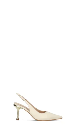 GAUDI' Slingback donna panna in pelle