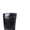 G&G Stivale in gomma donna nero glitter