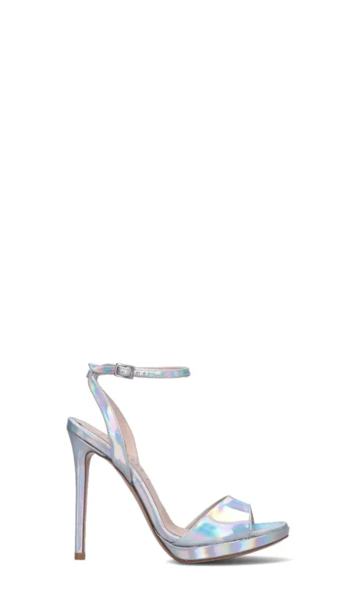 GIANMARCO F Sandalo donna argento in pelle