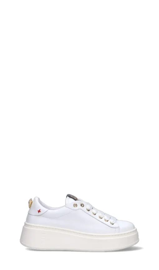 GIO+ Sneaker donna bianca in pelle