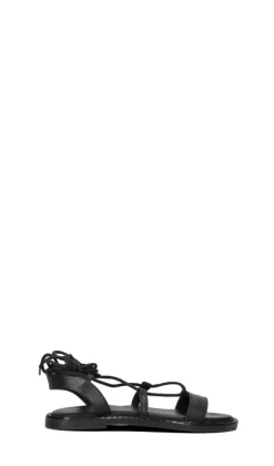 GLORIA SHOES Sandalo donna nero in pelle