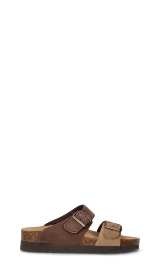 GRUNLAND Ciabatta donna marrone