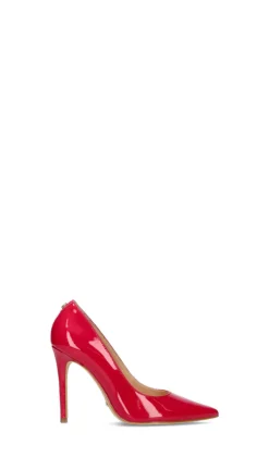 GUESS Decollete donna rossa in pelle