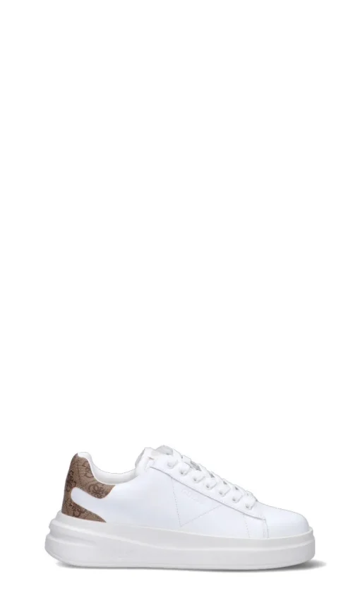 GUESS Sneaker donna bianca/beige in pelle
