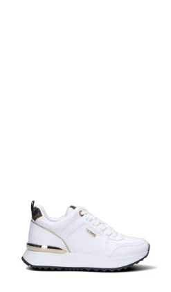 GUESS Sneaker donna bianca, nera e oro