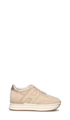 HOGAN - MIDIPLATFORM Sneaker donna beige in pelle