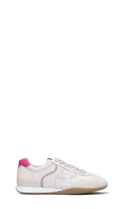 HOGAN Sneaker donna bianca/rosa in pelle
