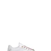 JANET&JANET Sneaker donna bianca/rosa in pelle