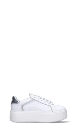 JANET&JANET Sneaker donna bianca in pelle