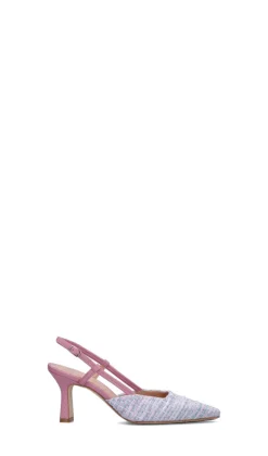 JULIE DEE Slingback donna rosa/lilla in pelle