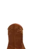 LEMARE' Stivale texano donna tabacco in suede