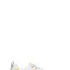 MANILA GRACE Sneaker donna bianca/gialla in pelle