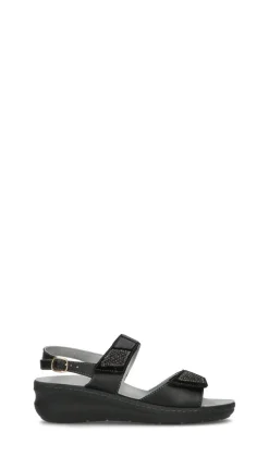 MELLUSO Scarpa comfort donna nera in pelle