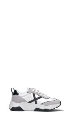 MUNICH - WAVE Sneaker donna bianca/nera in suede
