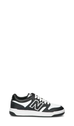 NEW BALANCE 480 Sneaker donna nera e bianca in pelle