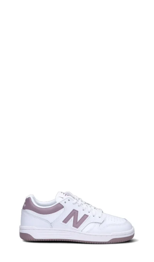 NEW BALANCE 480 Sneaker donna bianca e lilla in pelle