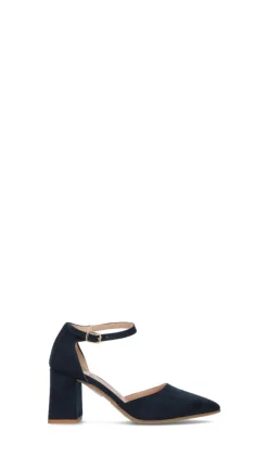 PERLAMARINA Decollete donna blu in suede