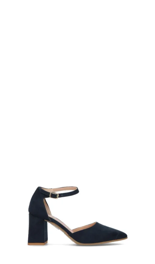 PERLAMARINA Decollete donna blu in suede