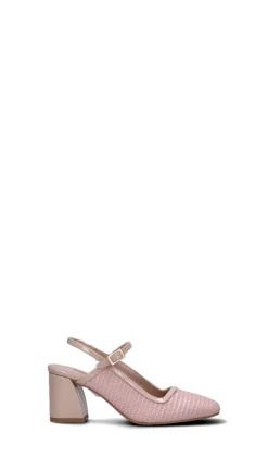 PERLAMARINA Decollete donna rosa/beige