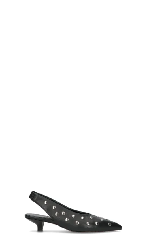 PHIL MELVIS Slingback donna nero in pelle