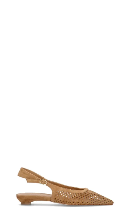 PHIL MELVIS Slingback donna cammello in suede