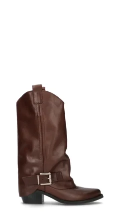 PHIL MELVIS Stivale donna marrone in pelle