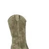 PHIL MELVIS Stivale donna verde in suede