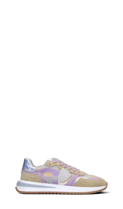 PHILIPPE MODEL Sneaker donna beige/lilla in pelle