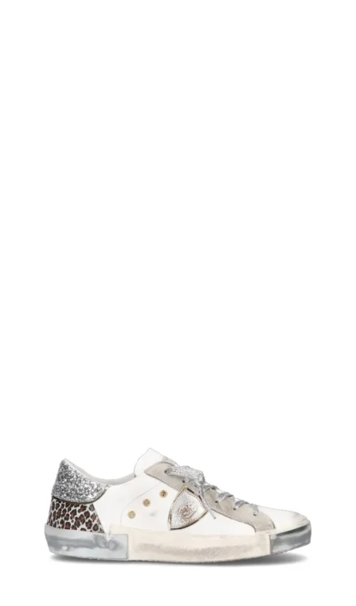PHILIPPE MODEL Sneaker donna bianca in pelle