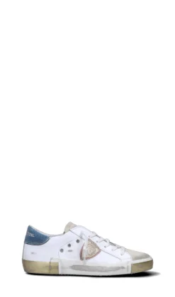 PHILIPPE MODEL Sneaker donna bianca/marrone/blu in suede