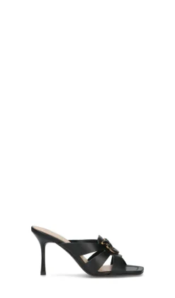 PINKO Sandalo donna nero in pelle