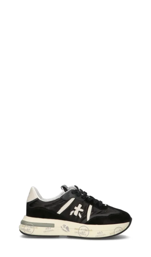 PREMIATA Sneaker donna nera in pelle